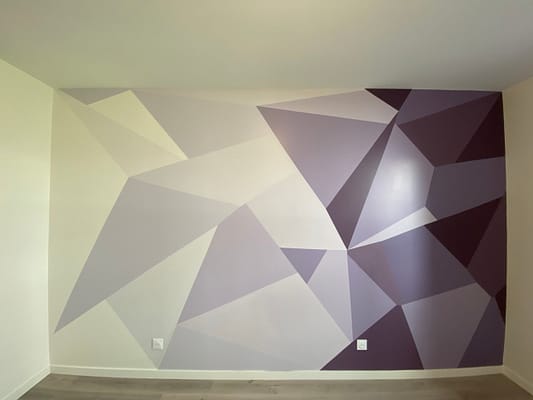 Prestation de décor mural Terres de couleur